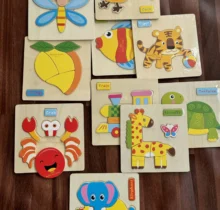 Wooden Puzzle Board - kottanas toy store