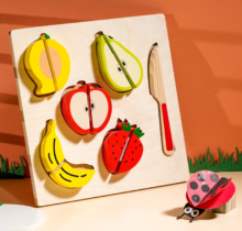 Wooden Fruit Cutter Frame Board - kottanas toy store